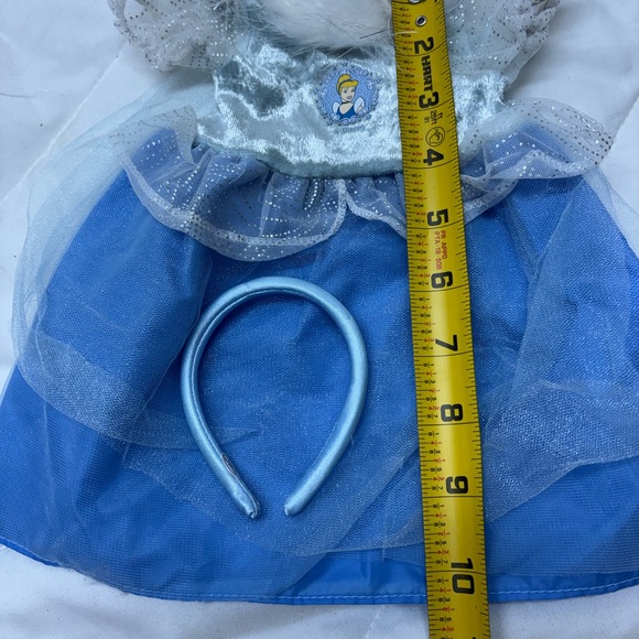 DISNEY STORE SWEETHEARTS CINDERELLA OUTFIT FITS MOST 18" DOLL & HEADBAND - Picture 4 of 5